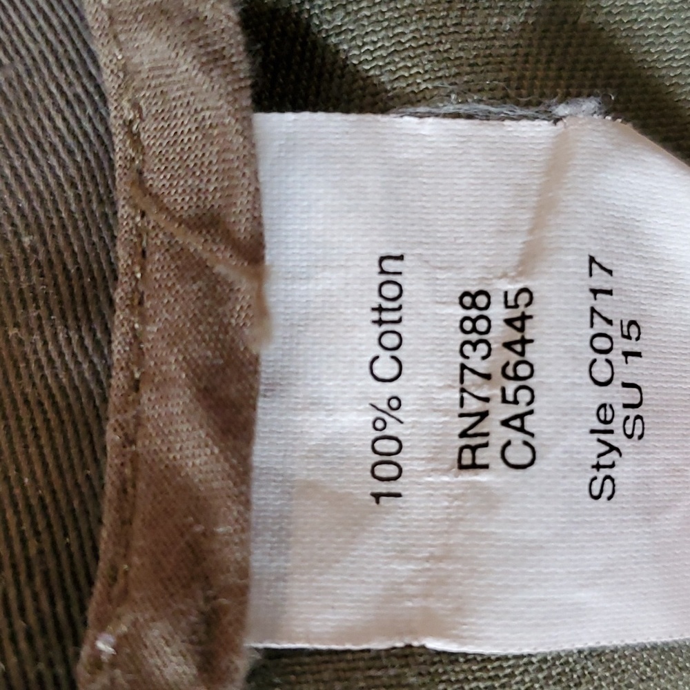 J. Crew Jacket cinch waist olive green color size xs - Picture 11 of 11
